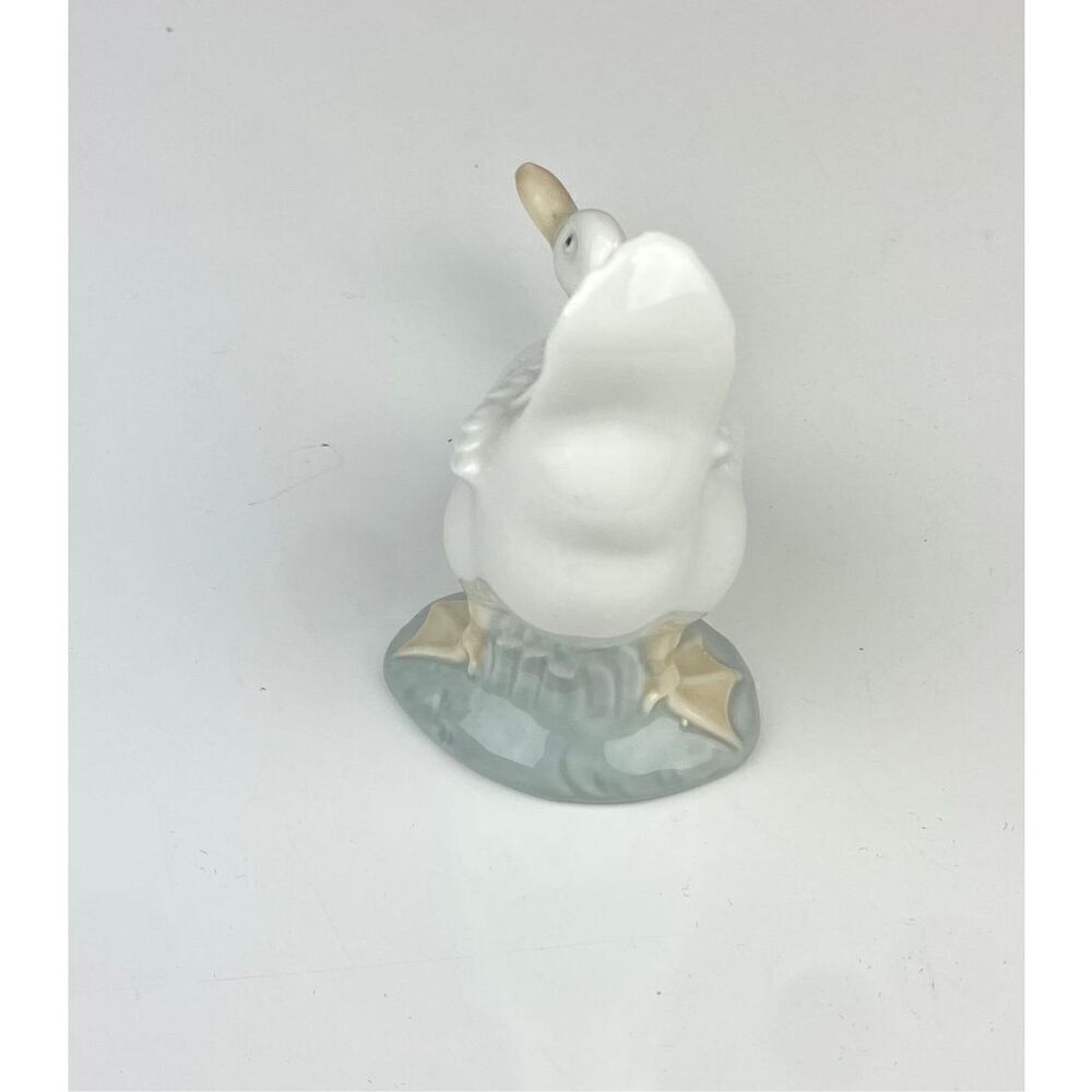 Vintage NAO Lladro Spain White Goose Duck Handmade Porcelain Figurine 1978 DT182 - Picture 3 of 5